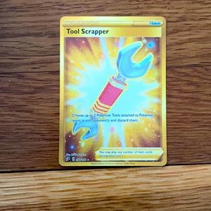 Golden tool scrapper hollow